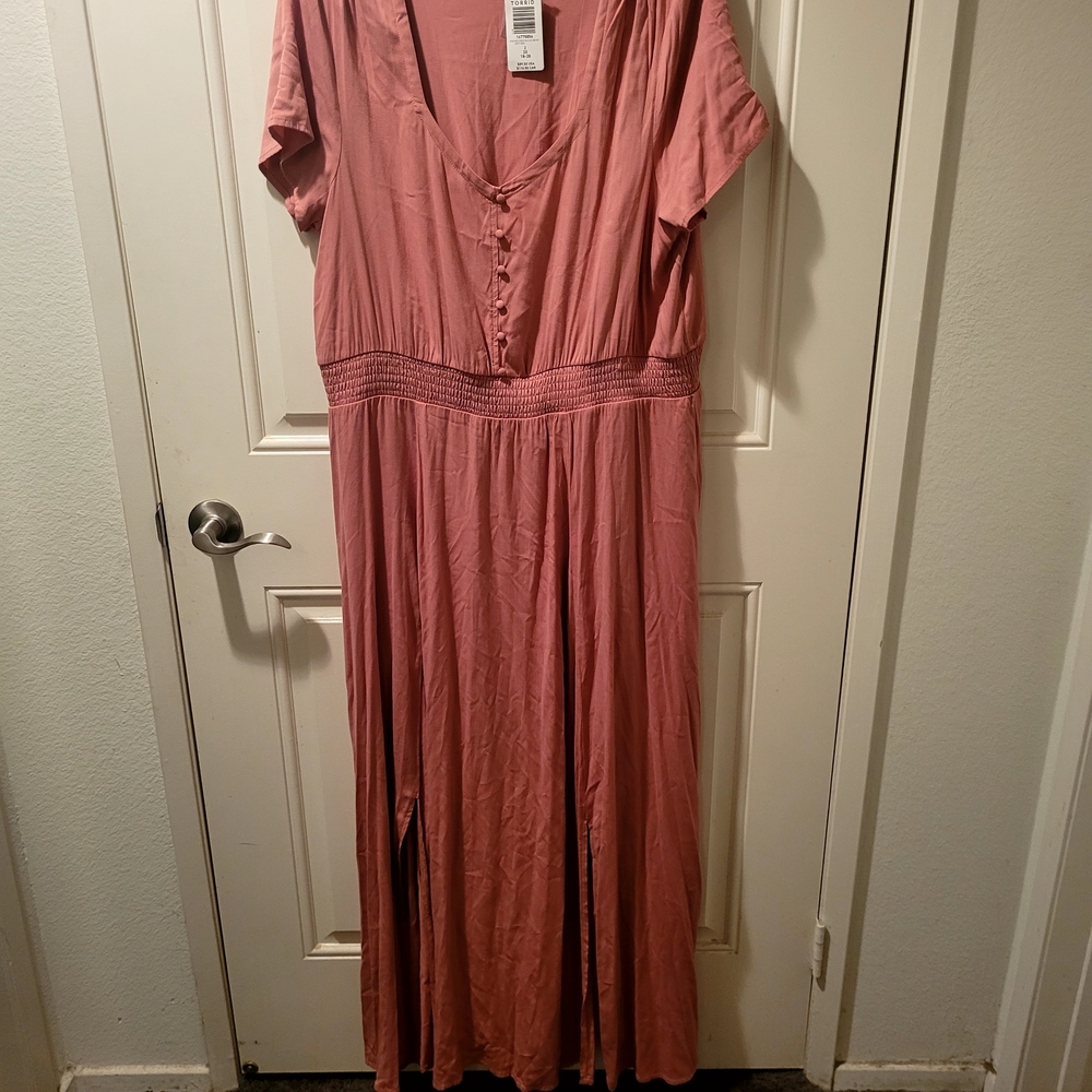 Torrid Blush Pink Maxi Dress